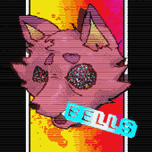 BELLS badge with bars, animated